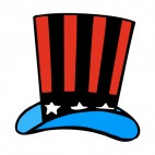 United States Uncle Sam hat, decals stickers