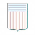 United States shield, decals stickers