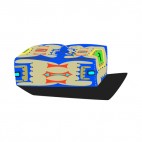 Native American tribal box, decals stickers