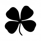 Four leaf clover, decals stickers