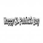 Happy St Patricks day , decals stickers