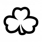 Shamrock frame, decals stickers