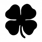 Four leaf clover, decals stickers
