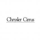 Chrysler Cirrus, decals stickers
