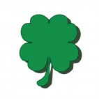 Four leaf clover, decals stickers