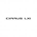 Chrysler Cirrus LXi, decals stickers