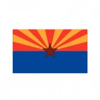 Arizona state flag, decals stickers