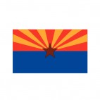 Arizona state flag, decals stickers