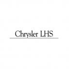 Chrysler Chrysler LHS, decals stickers