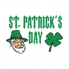 St. Patricks Day logo, decals stickers