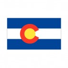 Colorado state flag , decals stickers