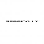 Chrysler Sebring LX, decals stickers