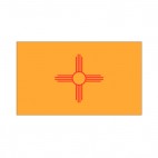 New Mexico state flag, decals stickers