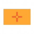 New Mexico state flag, decals stickers