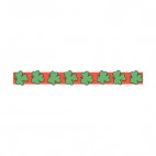 shamrocks red border, decals stickers