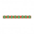 shamrocks red border, decals stickers