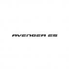 Dodge Avenger ES, decals stickers