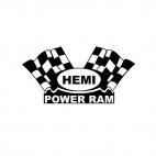 Dodge Hemi Power Ram, decals stickers