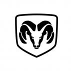 Dodge RAM logo, decals stickers