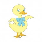 Duck with blue buckle, decals stickers