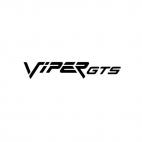 Dodge Viper GTS, decals stickers