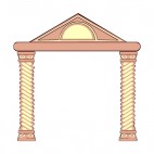 Arch pillar, decals stickers