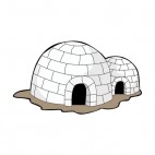 Igloos, decals stickers