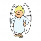 Angel with blond hair, decals stickers