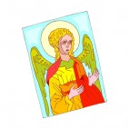 Angel painting, decals stickers