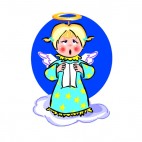 Angel singing, decals stickers