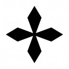 Fusils cross, decals stickers