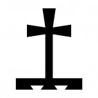 Lambeau cross, decals stickers