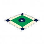 Baseball field diamond, decals stickers