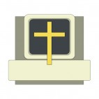 Computer online religion, decals stickers