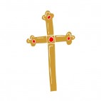 Gold and red eastern cross, decals stickers