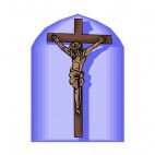 Crucifix, decals stickers