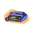 Internet faxing machine, decals stickers