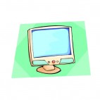 LCD monitor, decals stickers