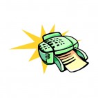 Inkjet printer, decals stickers
