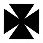 Maltese Cross, decals stickers