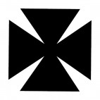 Maltese Cross, decals stickers