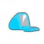 Blue IMac, decals stickers