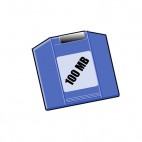 100 MB zip disk, decals stickers