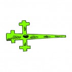 Green cross fitchy, decals stickers