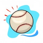 Brand new baseball ball, decals stickers