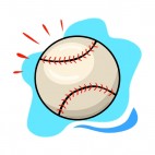 Brand new baseball ball, decals stickers