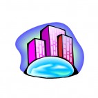 Internet world database, decals stickers