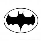 Batman logo, decals stickers