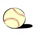 Baseball ball with shadow, decals stickers