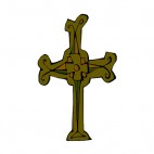 Green eastern cross , decals stickers